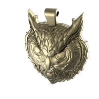 Owl head pendant - Thumbnail 5