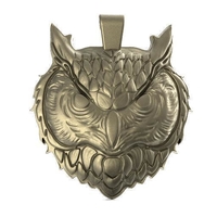 Owl head pendant - Thumbnail 6