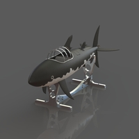 Small Tintin Submarine 3D Printing 369474