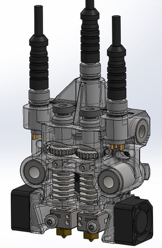 Dual Extruder for ABOTX3D-Cube 3D Print 369550