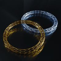 Futuristic Voronoi style Braselet for 3d printing - Thumbnail 5