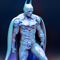 Small BATMAN DARK KNIGHT 3D Printing 369585
