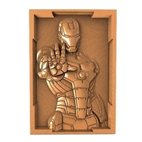 Iron man Bas-relief CNC - Thumbnail 4