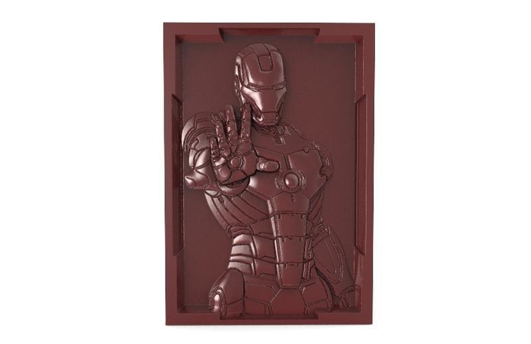 Iron man Bas-relief CNC 3D Print 369602