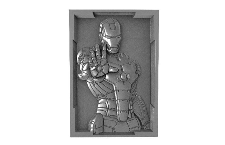 Iron man Bas-relief CNC 3D Print 369604