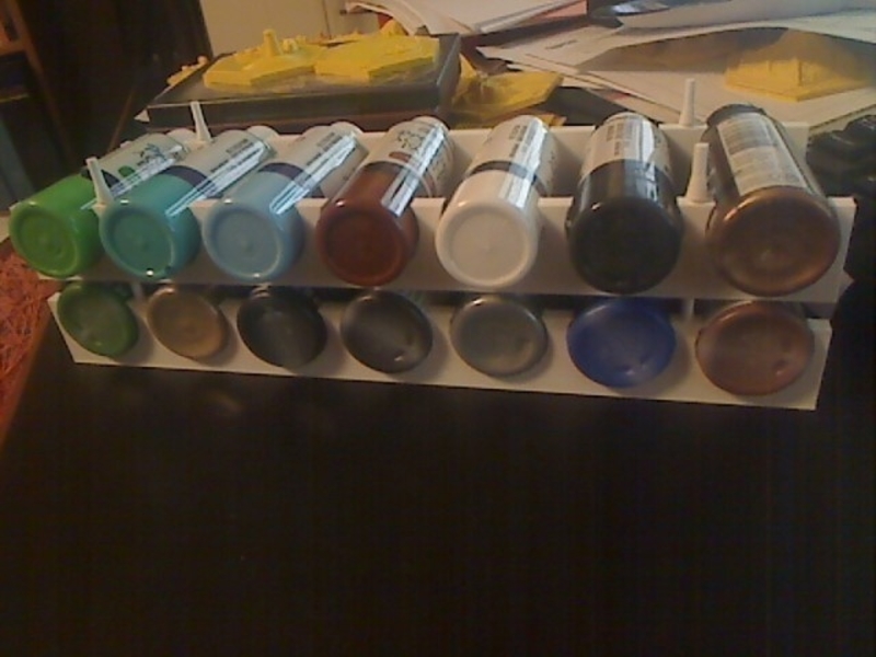 Stackable Paint Storage 2 oz Bottles