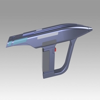 Small Star Trek The Next Generation Romulan Disruptor 3D Printing 369606