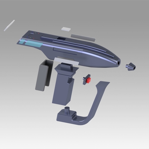 Star Trek Romulan Disruptor 3d Printed Prop Kit Replica DIY