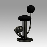 Star Trek The Next Generation black stool  - Thumbnail 2