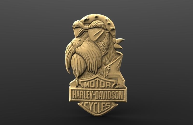 Harley davidson dog 1 3D Print 369638