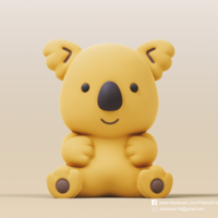 Small Koala(Koala's march) 3D Printing 369680