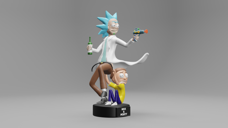 rick and morty figure