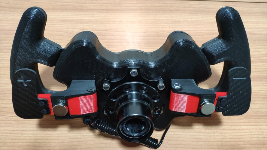 DIY AUDI RS5 DTM STEERING WHEEL 3D Print 369779