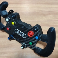 Small DIY AUDI RS5 DTM STEERING WHEEL 3D Printing 369781