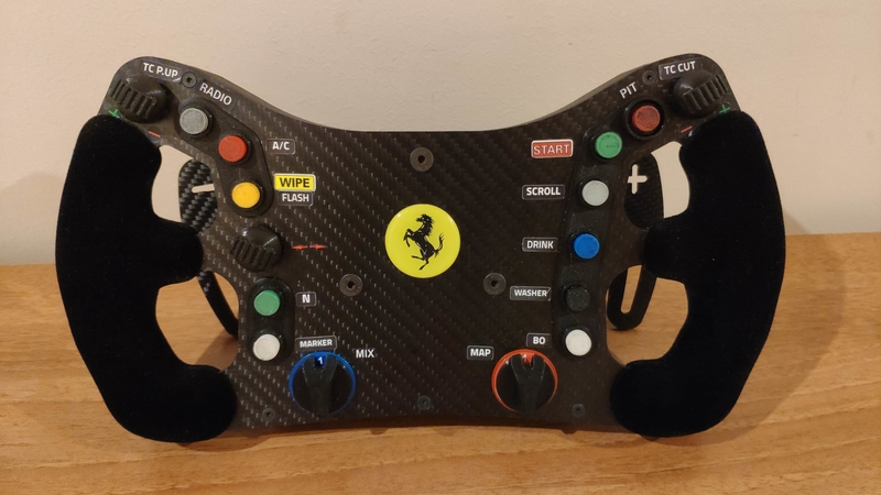 DIY FERRARI 488 GT3 STEERING WHEEL
