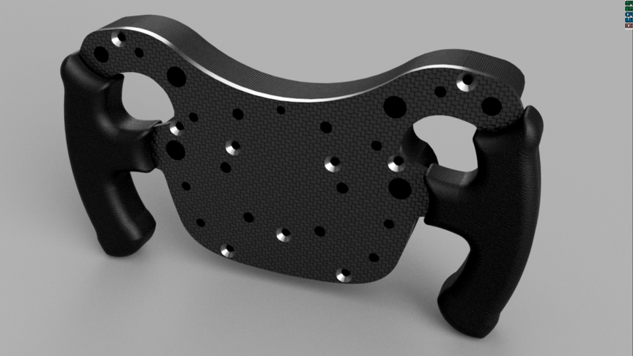 DIY FORMULA ONE GT STEERING WHEEL 3D Print 369789