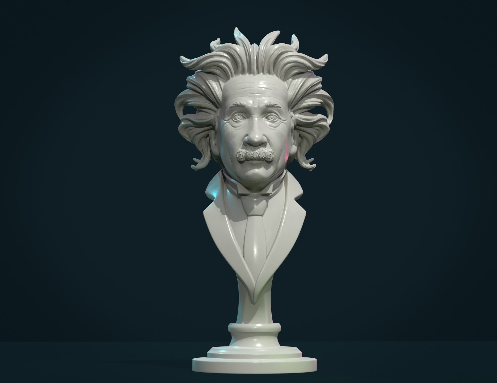 Einstein bust 3D Print 369801