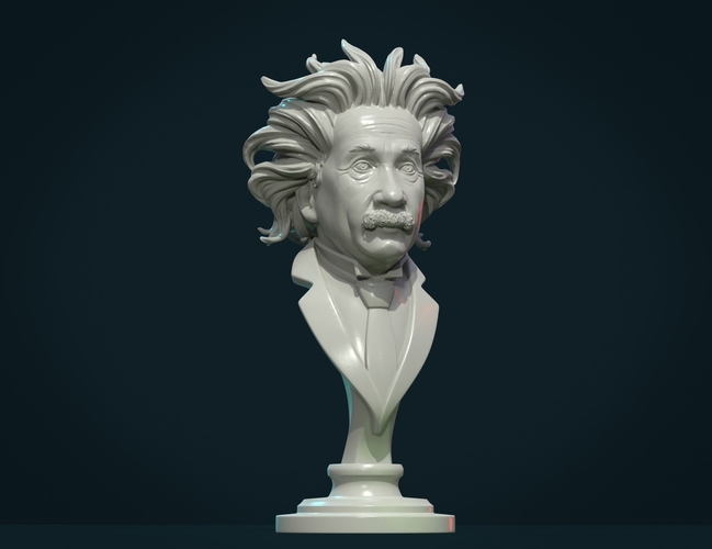 Einstein bust 3D Print 369802