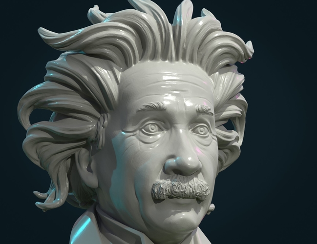Einstein bust 3D Print 369805
