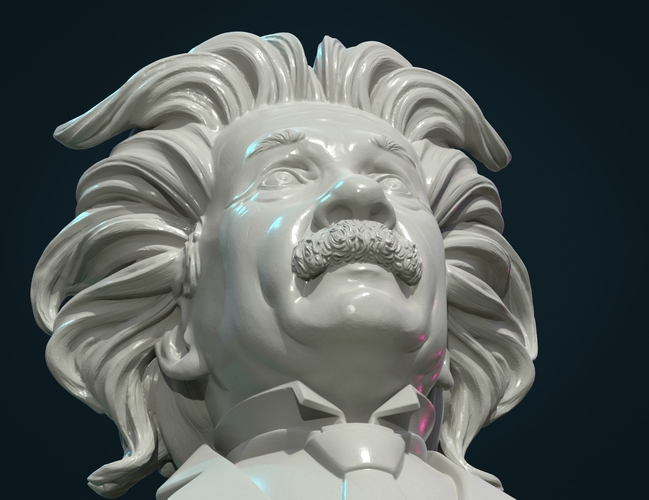 Einstein bust 3D Print 369807