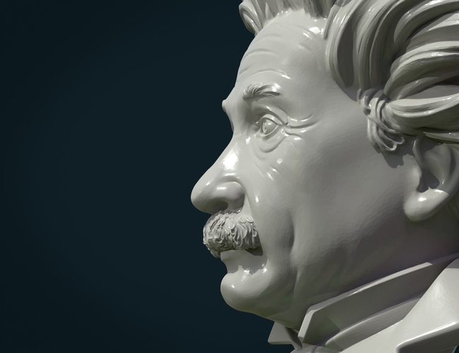 Einstein bust 3D Print 369808