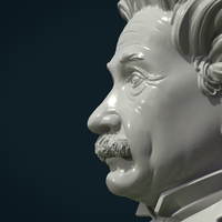 Einstein bust - Thumbnail 8