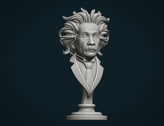 Einstein bust 3D Print 369813