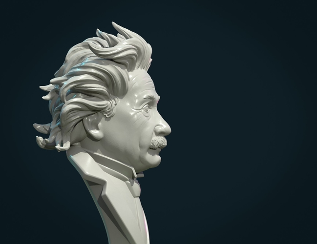 Einstein bust 3D Print 369814