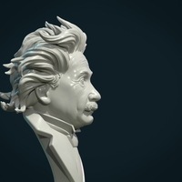Einstein bust - Thumbnail 14