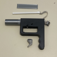 Small Ball launcher with hand and finger rest 3D Printing 369848