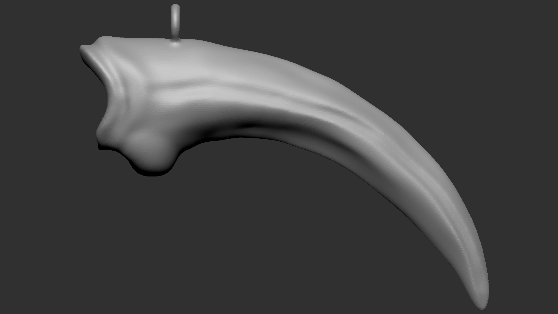 Velociraptor claw pendant - 2 variations extra 3D Print 369949