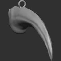 Velociraptor claw pendant - 2 variations extra - Thumbnail 3