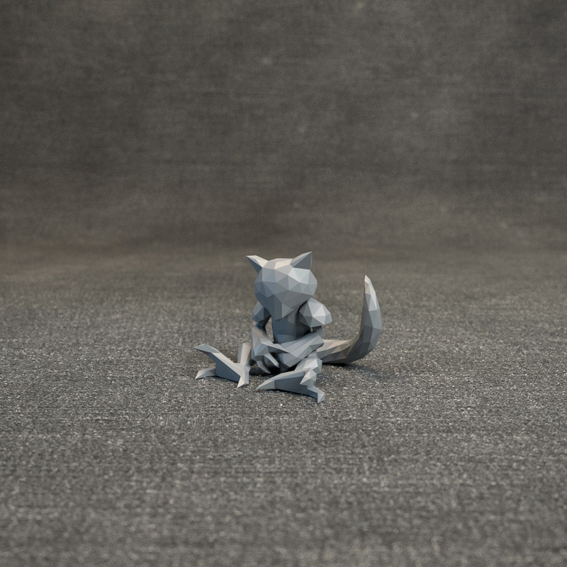 Lowpoly Pokemon - Abra