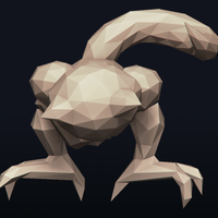 Lowpoly Pokemon - Abra - Thumbnail 6