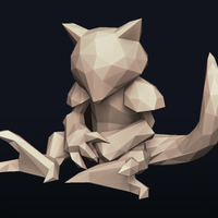 Lowpoly Pokemon - Abra - Thumbnail 8