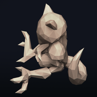 Lowpoly Pokemon - Abra - Thumbnail 9