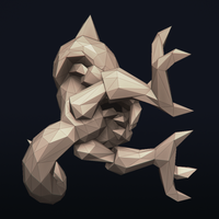 Lowpoly Pokemon - Abra - Thumbnail 15