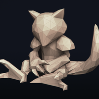 Lowpoly Pokemon - Abra - Thumbnail 20