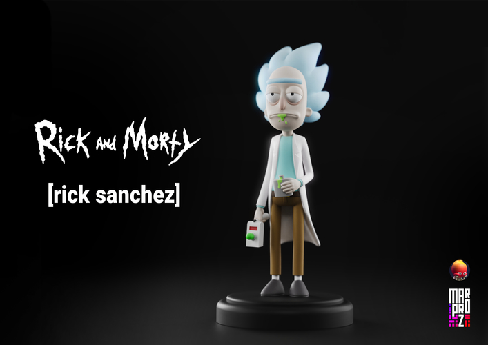 Rick and Morty - Rick Sanchez 3D Print 370031