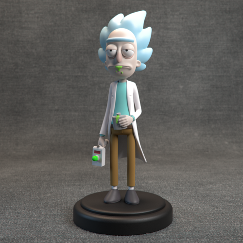 Rick and Morty - Rick Sanchez 3D Print 370033