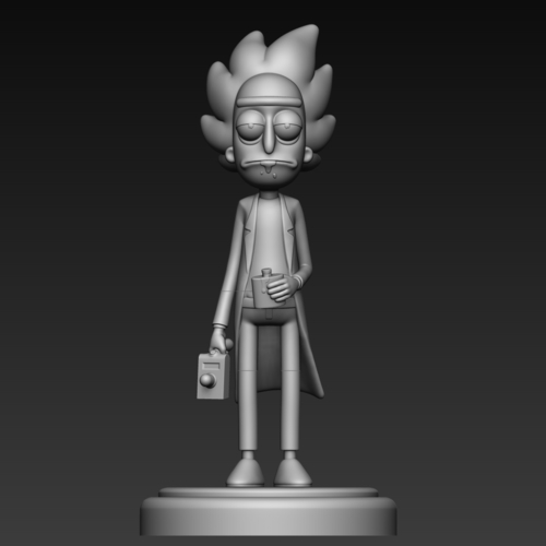 Rick and Morty - Rick Sanchez 3D Print 370035