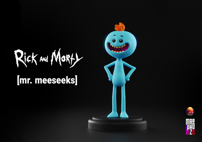 Rick and Morty - Mr. Meeseeks 3D Print 370044