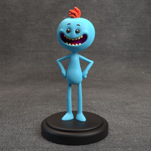 Rick and Morty - Mr. Meeseeks 3D Print 370046