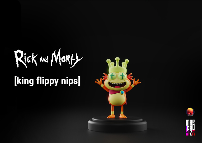 Rick and Morty - King Flippy Nips 3D Print 370051