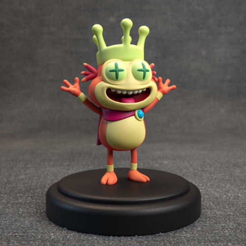 Rick and Morty - King Flippy Nips 3D Print 370053