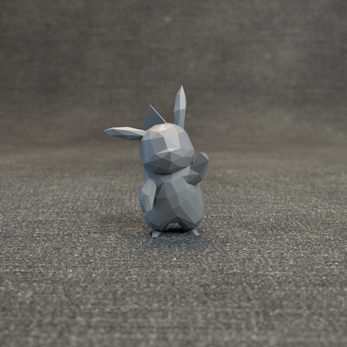 Pikachu Pokemon LowPoly