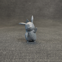Small Pikachu Pokemon LowPoly 3D Printing 370058