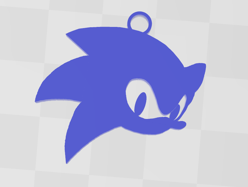 Sonic The Hedgeog key chain