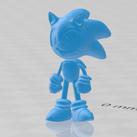 Small Sonic The Hedgehog  3D Printing 370098