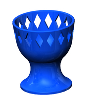 Small Egg cup with crown 3D Printing 370133